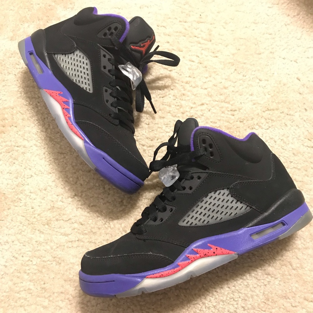 Air Jordan’s  black and purple 5 retro gg